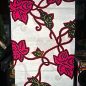 Esterica Real Wax Print – Red Leaf