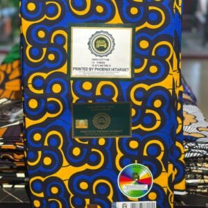 Royal Blue & Gold Swirl
