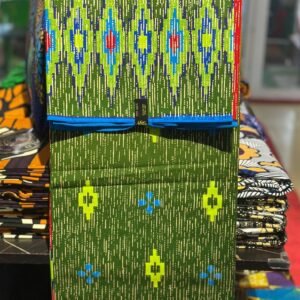Green Ikat Contrast