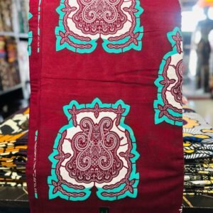 Burgundy Ornamental Medallions