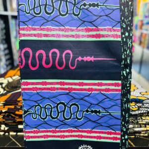 Blue Pink Linear Waves