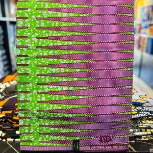 Green Pink Linear Texture