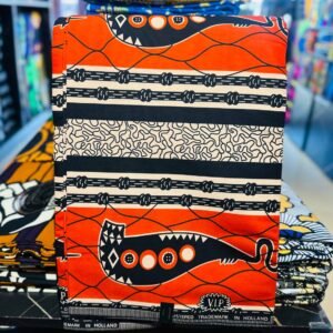 Orange Black Wave Bands