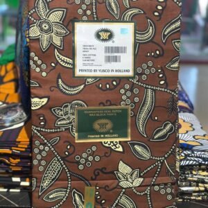 Brown Paisley Motif