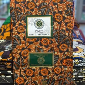 Orange Botanical Pattern